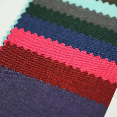 Trilobal Cationic Dyed Polyester Waterproof Durable Fabric PVC Coated 100% Nylon