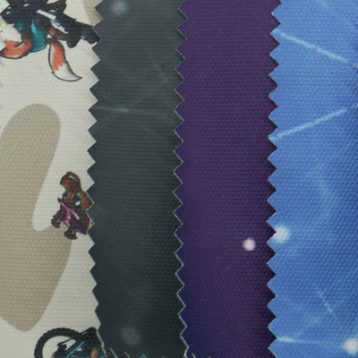 100% Nylon Printing Coating Waterproof Durable Fabric For Backpack 0.35-0.4mm