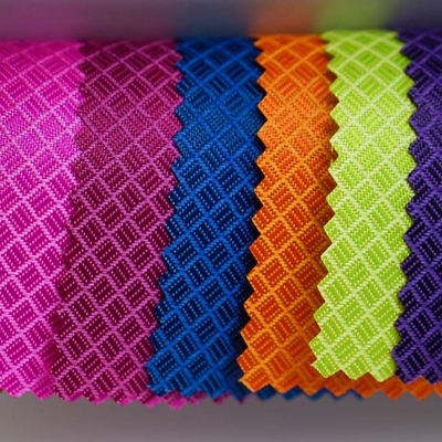 Swash Diamond Lattice 100% Polyamide Waterproof Nylon Oxford Fabric Woven For Bag