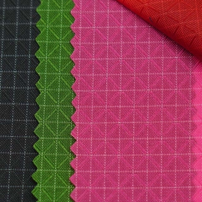 Diamond Lattice Nylon Waterproof Oxford Cloth Plain Matrix For Woven Durable Bag
