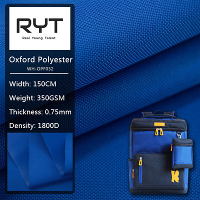1800D PVC Polyester Oxford Cloth Durable Fabric For Shoes Bags