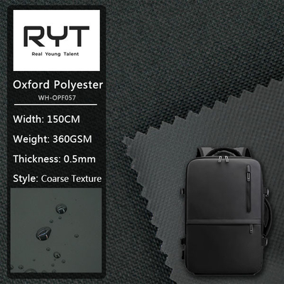 100% Polyester Waterproof Fabric Coarse Texture Durable Custom Fabric