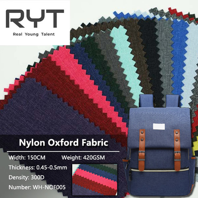Trilobal Cationic Dyed Polyester Waterproof Durable Fabric PVC Coated 100% Nylon