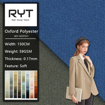 Super Soft Round 100% Nylon Oxford Fabric 50D Lining For Luggage Backpack And Tent