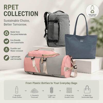 rPET Medium Brushed Oxford Fabric | 180gsm Recycled Polyester | Wholesale B2B