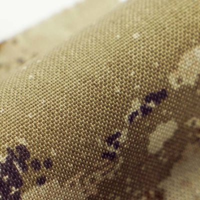 Waterproof 1000D Printed Polyester Fabric Plain Surface For Backpack