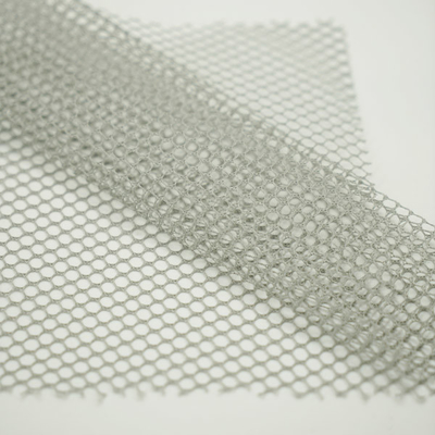 Breathable Hexagonal Polyester Air Mesh Fabric 55GSM Durable