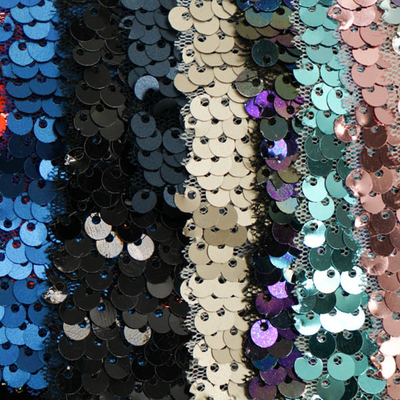 Shiny Reflective Decorative Sequins Fabric for Stage Clothing Shoes