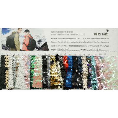 Shiny Reflective Decorative Sequins Fabric for Stage Clothing Shoes