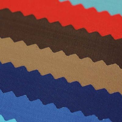 100% Polyester 210D RPET Recycled PVC Fabric For Shopping Bags