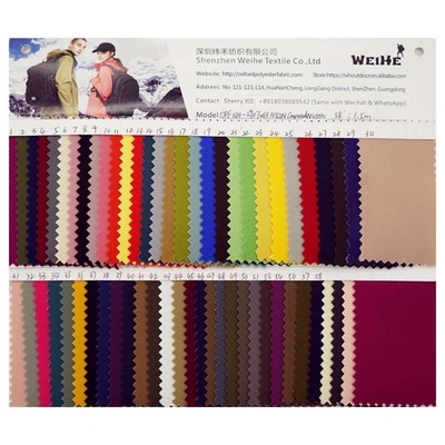 290D Twill Nylon Oxford Polyester Fabric Knitted Soft Durable Fabric