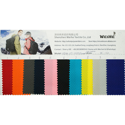 Diamond Type Lattice Poly Oxford Fabric For Luggage Backpack Tents