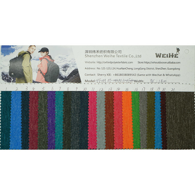 Thickness 0.45mm 300D Polyester Fabric Bright Plain Surface Style