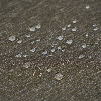 Thickness 0.45mm 300D Polyester Fabric Bright Plain Surface Style