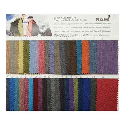 Thickness 0.46mm 100% Polyester Woven Fabric Fashionable Colour