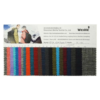 100% Polyester Waterproof 0.47mm Poly Oxford Fabric Double Colour Plain