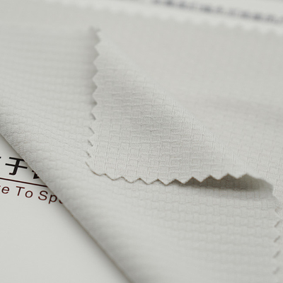High Elastic Material Recycled Polyester Spandex Fabric 0.58mm For Clothing