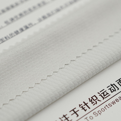 High Elastic Material Recycled Polyester Spandex Fabric 0.58mm For Clothing