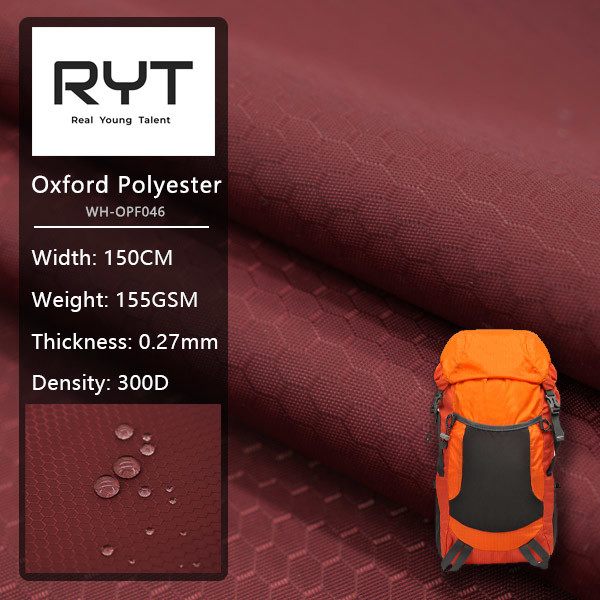 300D Durable Fabric Customizable Waterproof Material For Bags Shoes And Outdoor Product